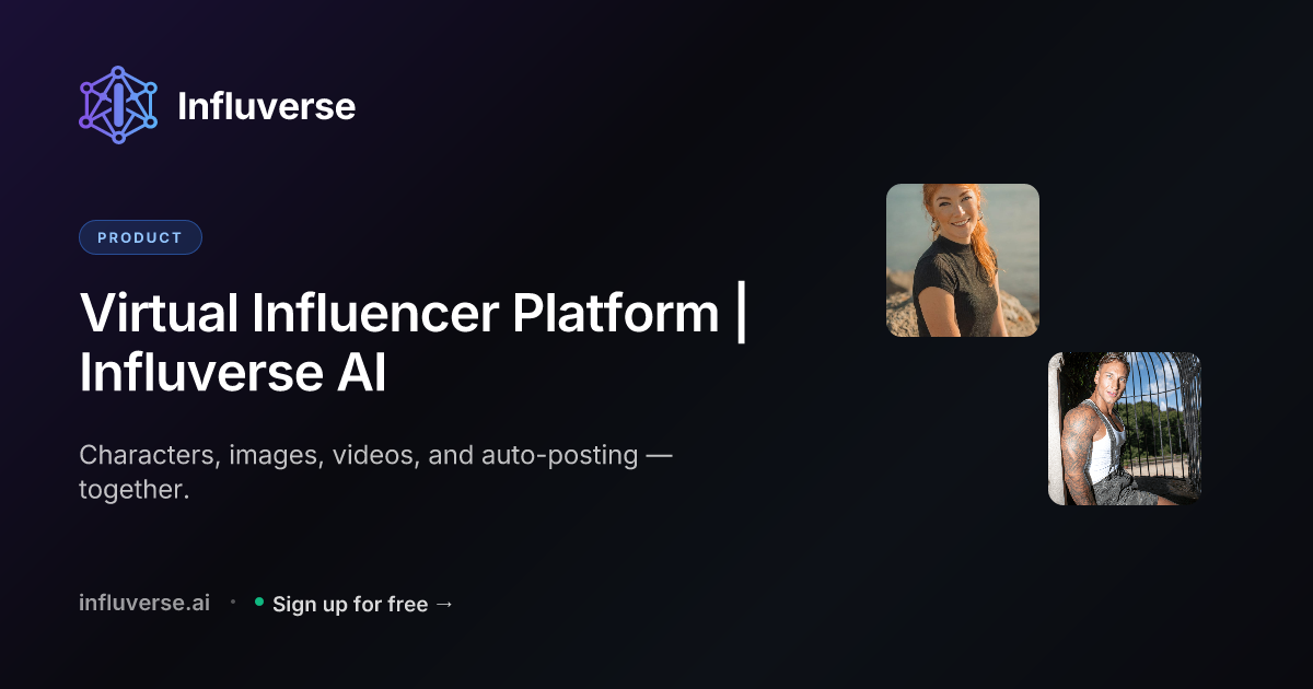Virtual Influencer Platform | Influverse AI